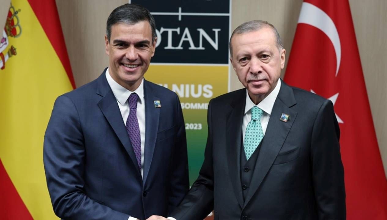 Cumhurbaşkanı Erdoğan, İspanya Başbakanı Sanchez ile görüştü