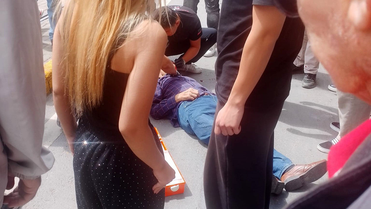 Eskişehir’de motosikletin çarptığı yaya yaralandı