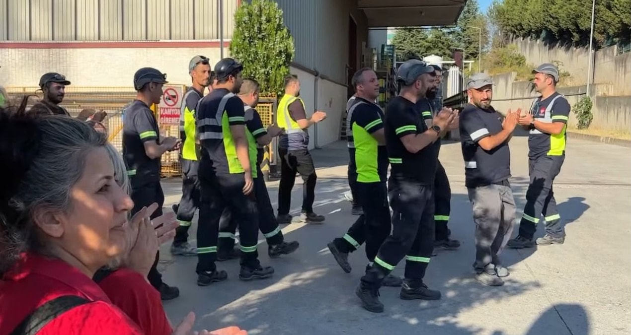 Uretimi durduran isciler kazandi vesuvius yonetimi masaya oturmayi kabul etti rJzaixmb